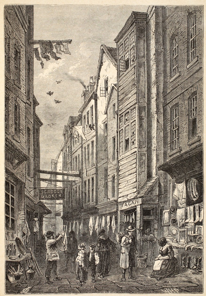 Field Lane noin 1840 tekijältä English School