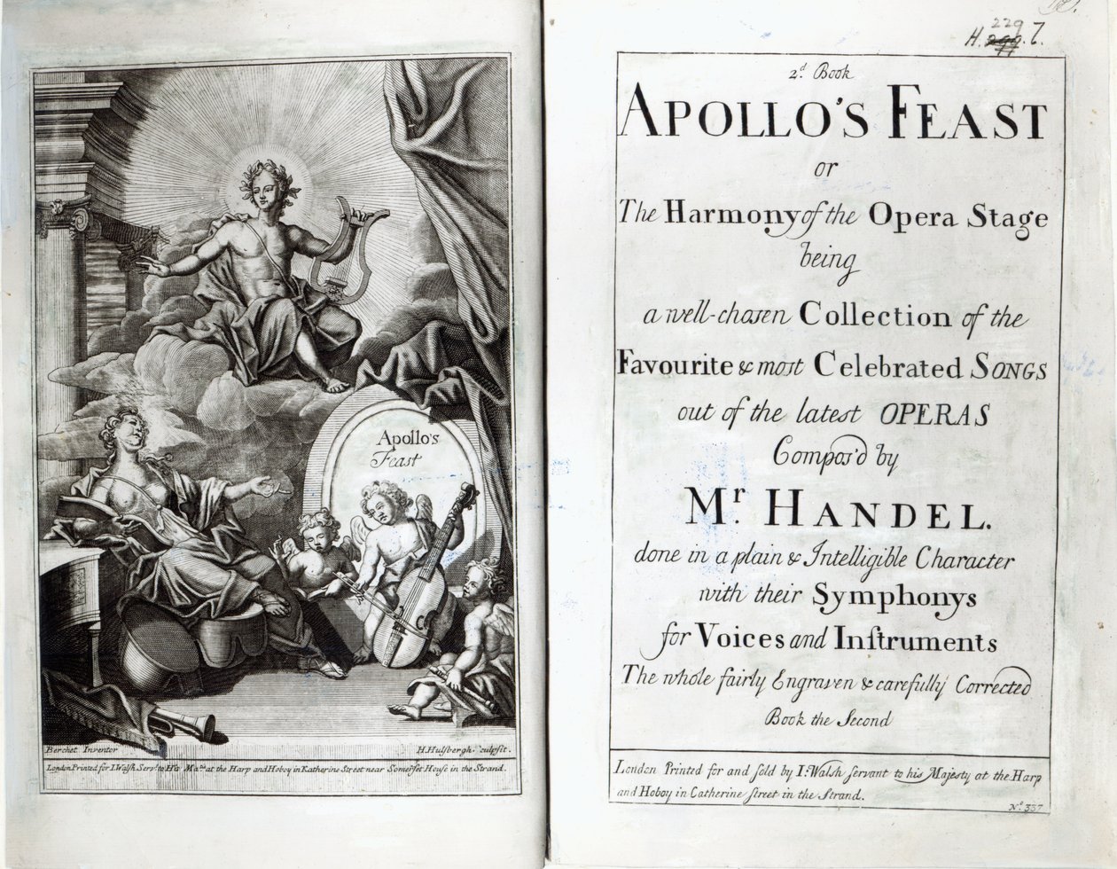 Etukappale Apollos-juhlaan, n. 1734 tekijältä English School