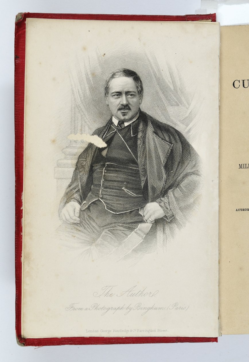 Soyers Culinary Campaignin etukappale, jossa kirjailijan muotokuva, julkaissut G.Routledge & Co., Lontoo, 1857 tekijältä English School
