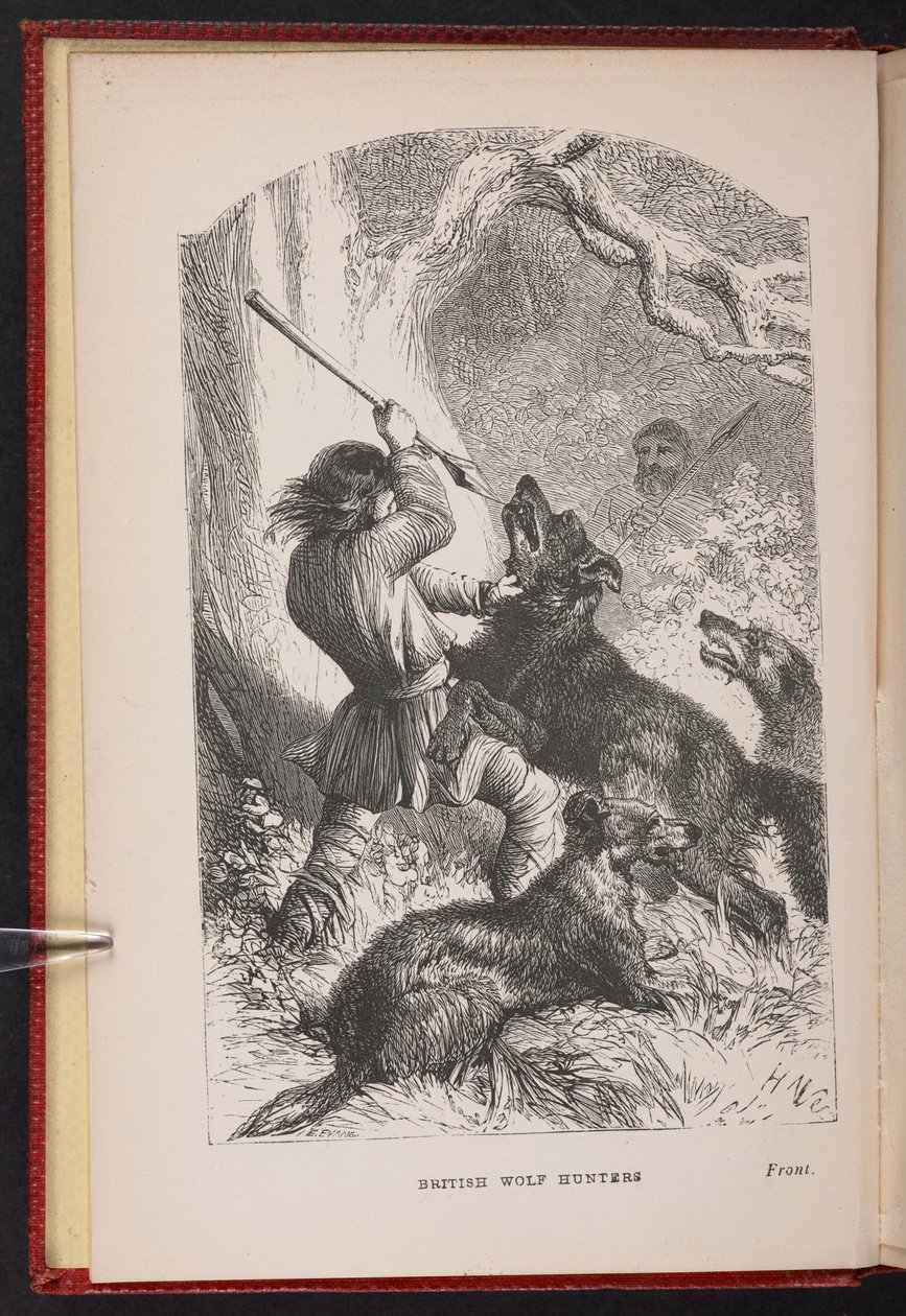 Brittiläisen Wolf-Huntersin etukappale. Thomas Millerin tarina jne tekijältä English School