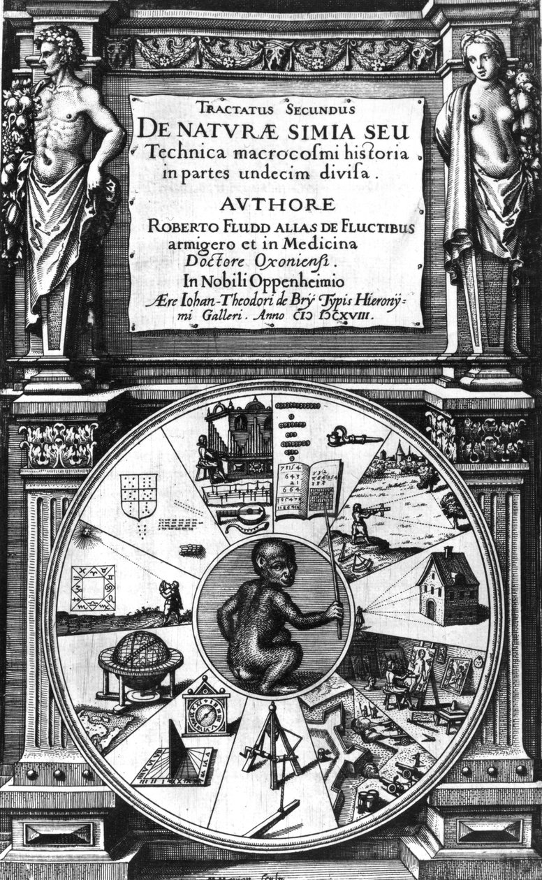 Etukappale Robert Fluddsin kirjaan jättiläiskosmopoliittinen historia: tutkielma Simian makrokosmosen luonteesta tekijältä English School