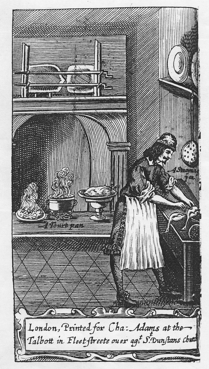La Varennen ranskalaisen kokin etukappale, 1653 tekijältä English School