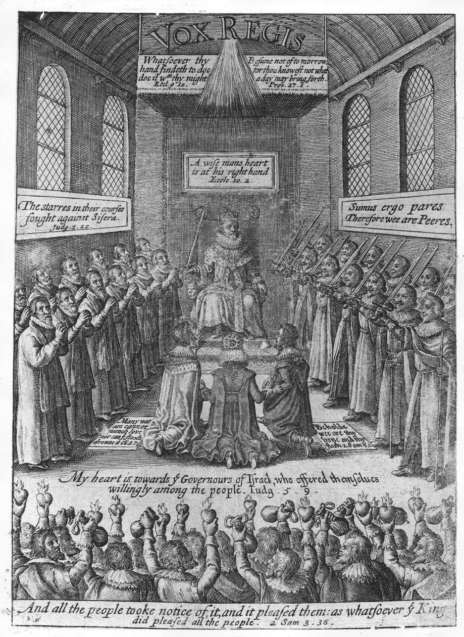 Thomas Scottin "Vox Regis" -kappale, n. 1624 (kaiverrus) tekijältä English School