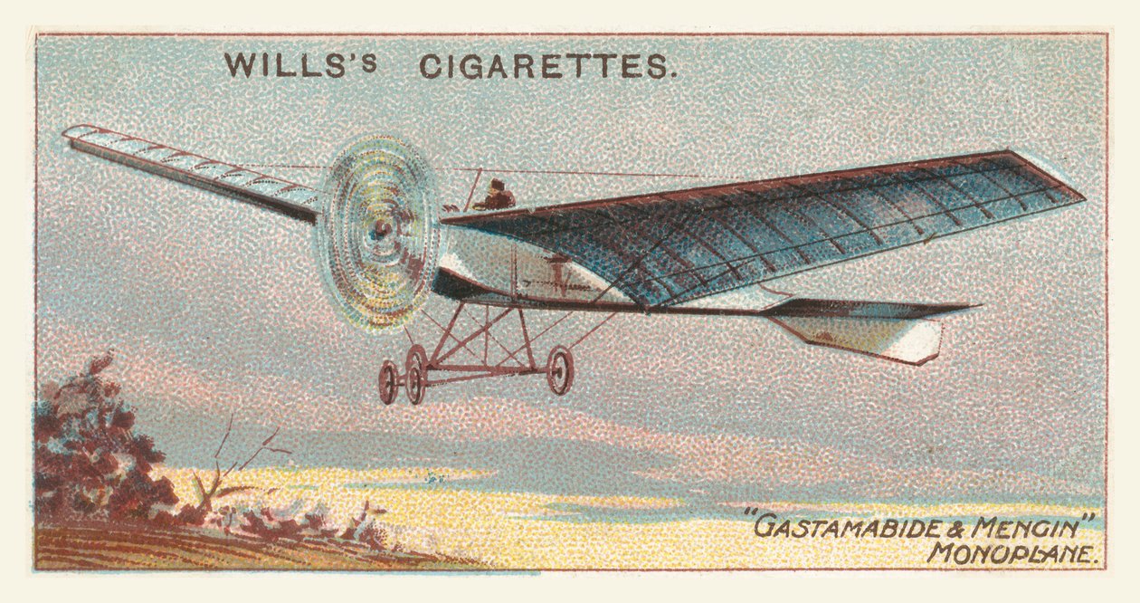 Gastamabidi ja Mengin Monoplane (kromolito) tekijältä English School