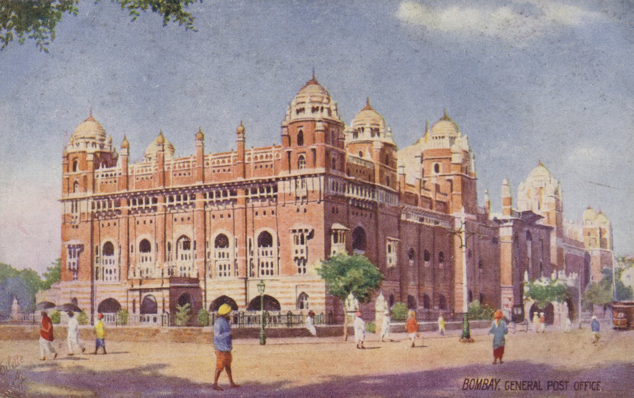 Yleinen postitoimisto, Bombay (värilitro) tekijältä English School