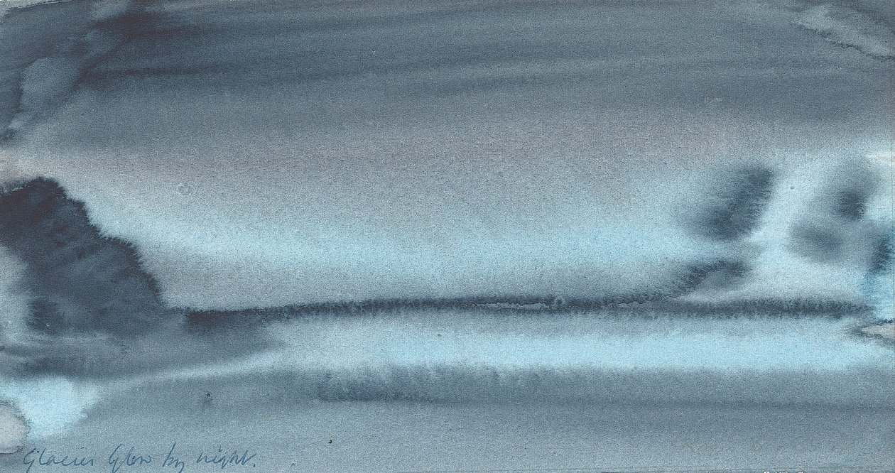 Glacier Glow by Night, 1934-37 (wc paperilla) tekijältä English School