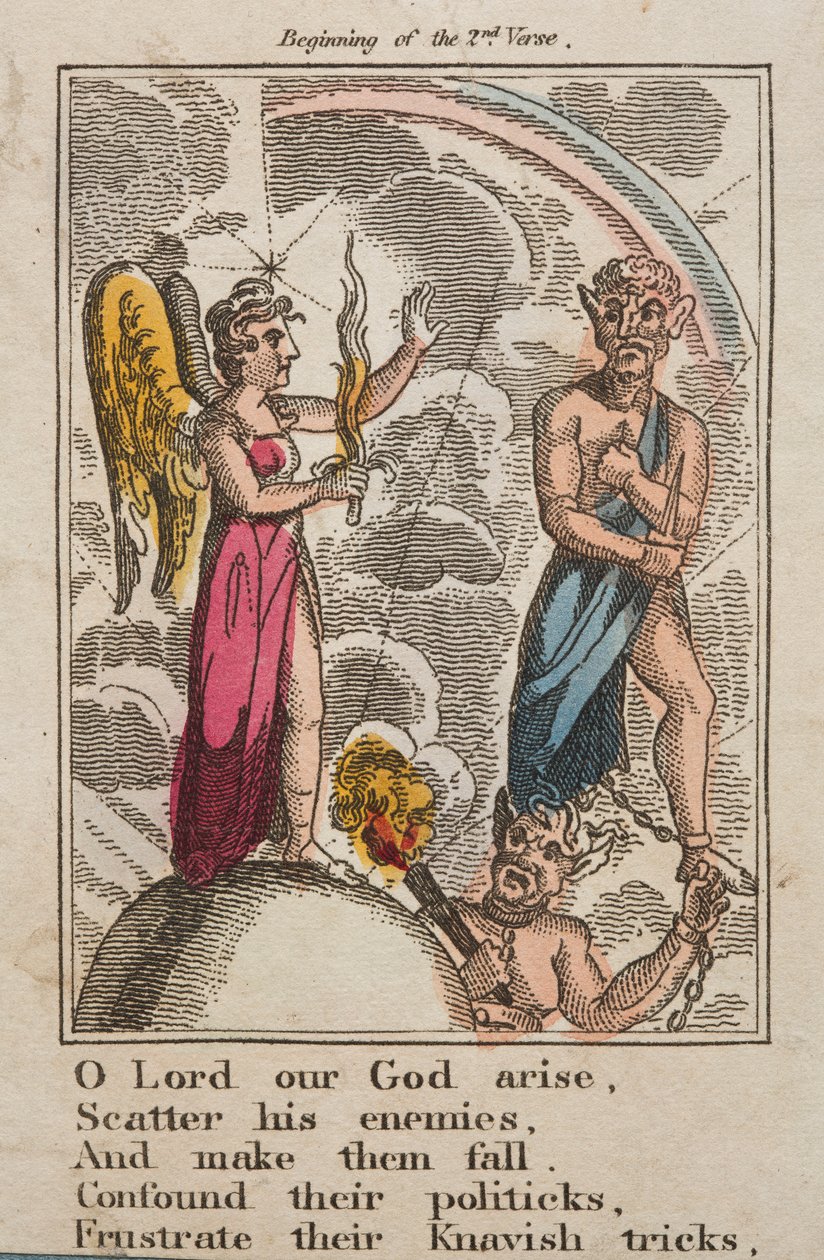 God Save the King, n.1810 (värillinen kaiverrus) tekijältä English School