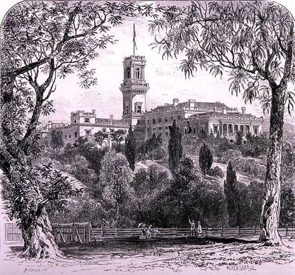 Government House, Melbourne, Australia, "Australian Pictures", pub. The Religious Tract Societyn toimesta tekijältä English School