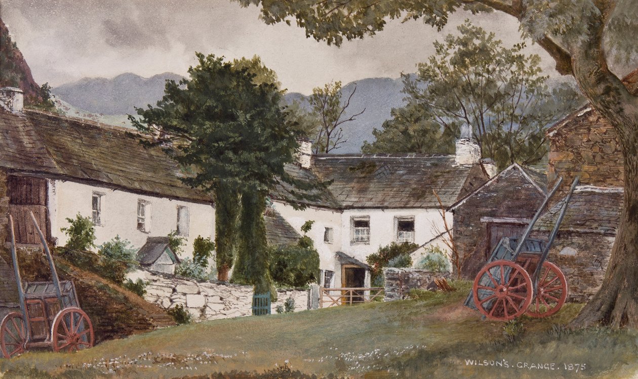 Grange over Sands: ?Wilson?s? Farm, Lindale, 1875 tekijältä English School