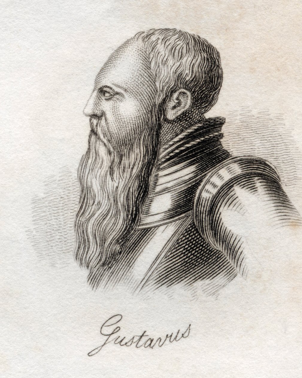 Kustaa I, Crabbs Historical Dictionary, julkaistiin 1825 tekijältä English School