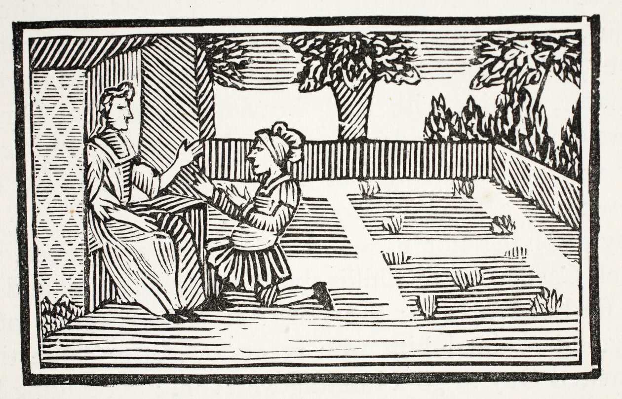 Guy Courts Fair Phyllis, kuvitus Chapter-books of the Eighteenth Century John Ashton, pub. 1882 tekijältä English School