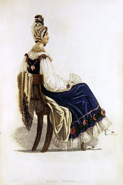 Puolikas mekko, muotilevy Ackermann