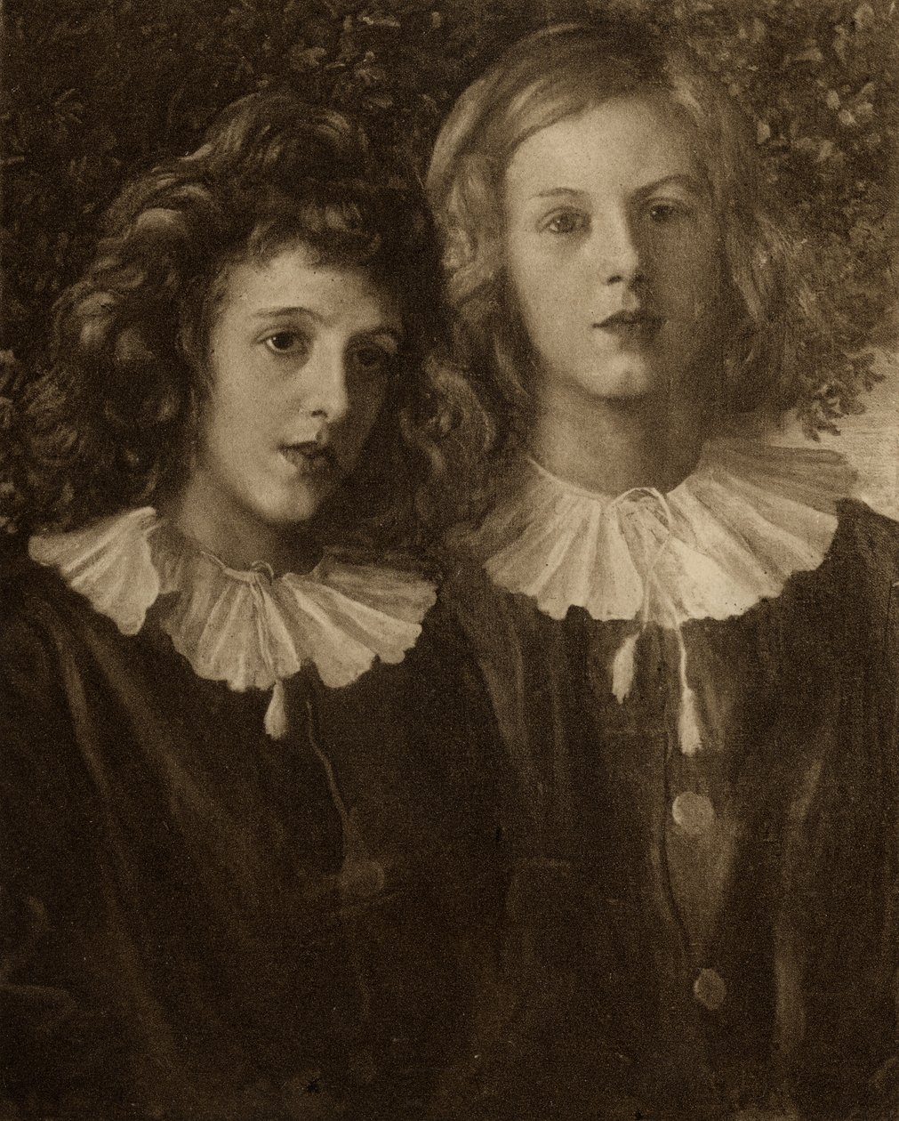 Hallam ja Lionel Tennyson, Alfred Lord Tennysonin pojat (1809-92). tekijältä English School