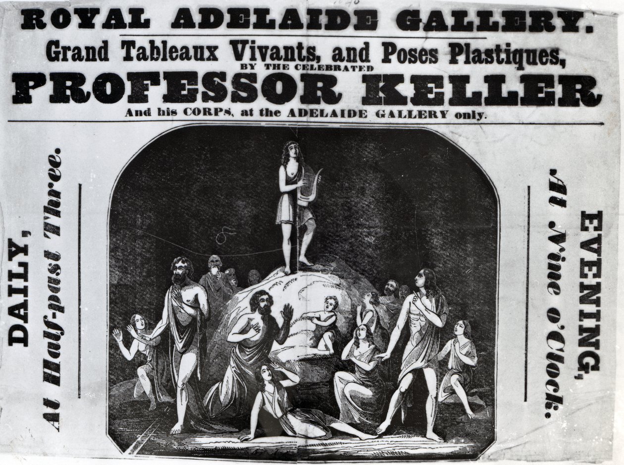 Käsikirjamainos "Professor Keller