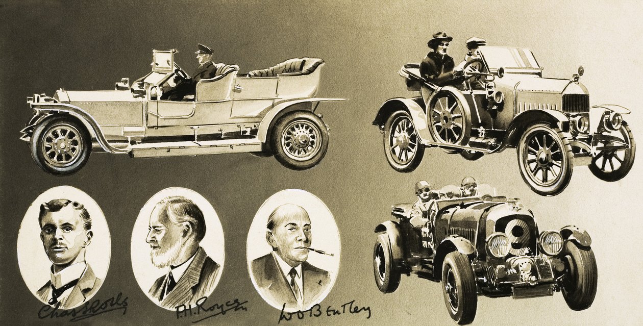 Henry Royce, Charles Rolls, W. O. Bentley - kolme autoteollisuuden pioneeria. tekijältä English School