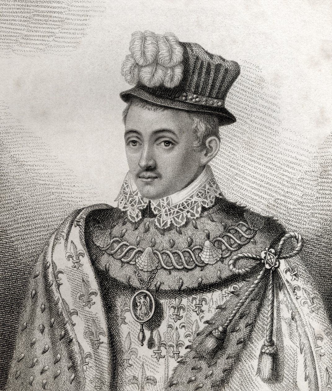 Henry Stewart, kaiverrettu Rivers, kuvitus 