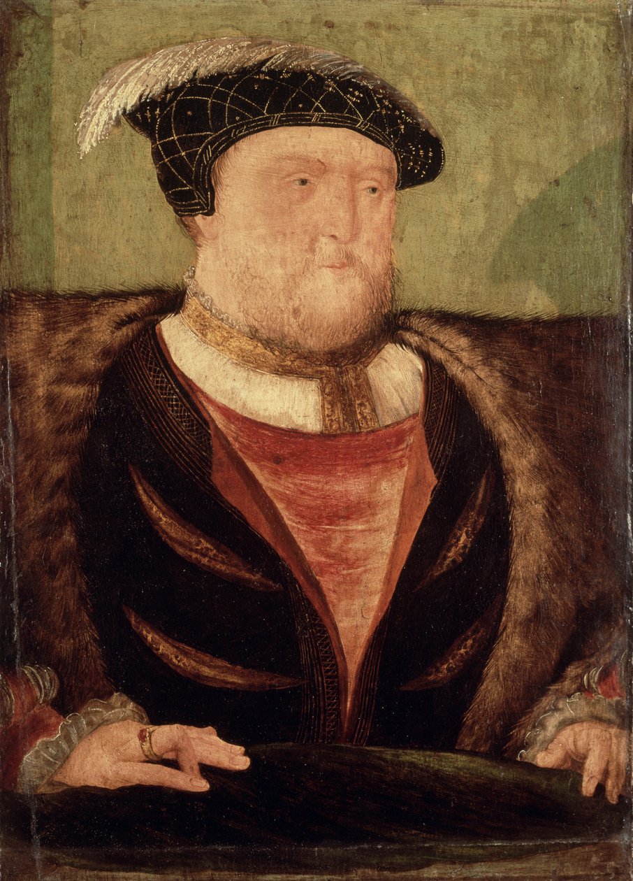 Henrik VIII (1491-1547) (öljy levylle) tekijältä English School