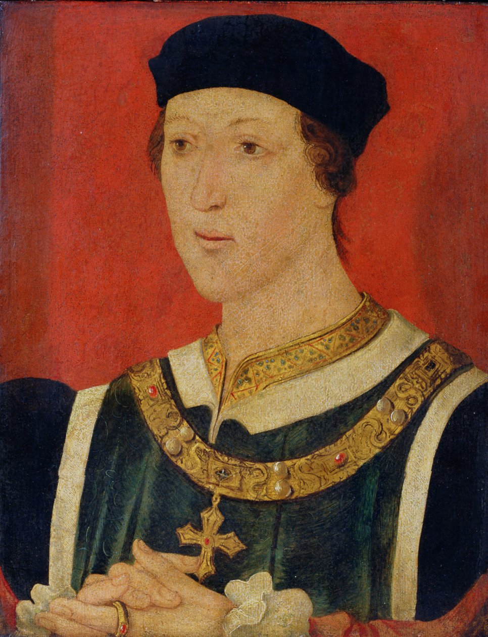 Henrik VI (1421-71) n. 1535 (öljy levylle) tekijältä English School