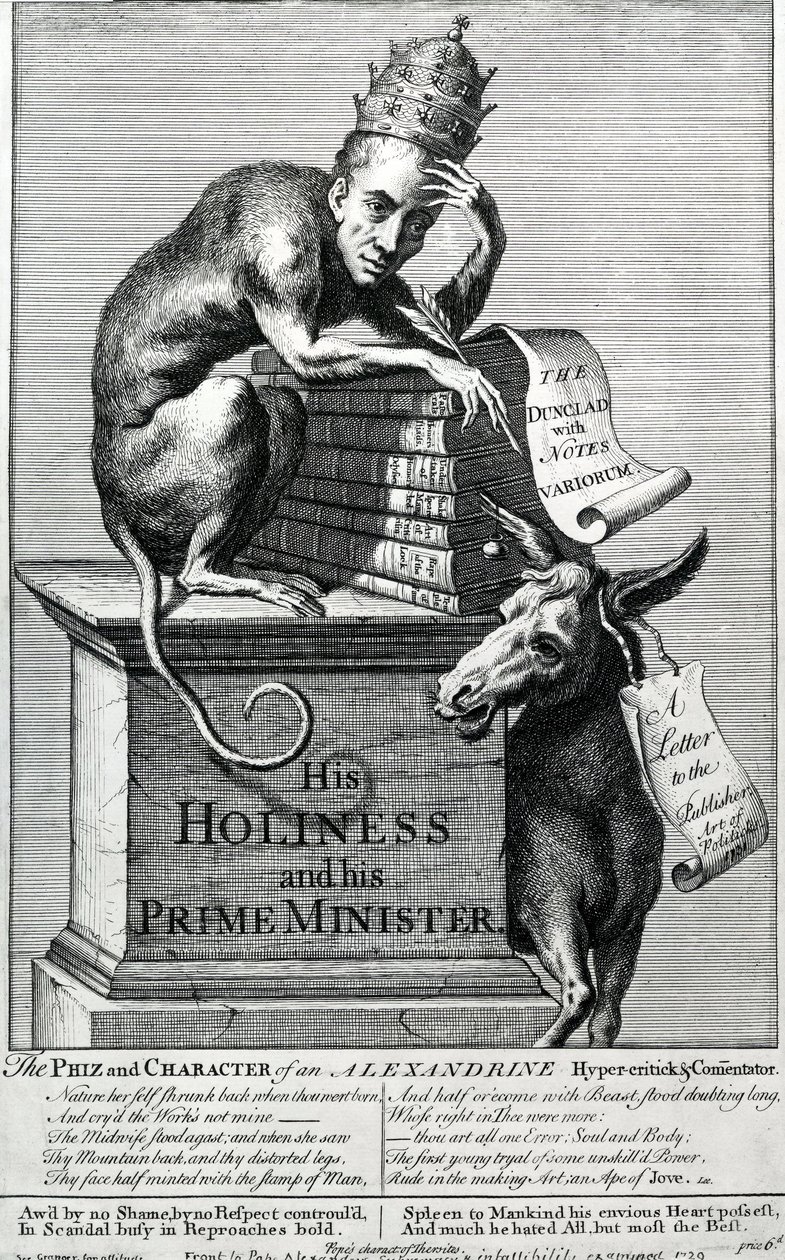 Hänen pyhyytensä ja hänen pääministerinsä, 1729 tekijältä English School