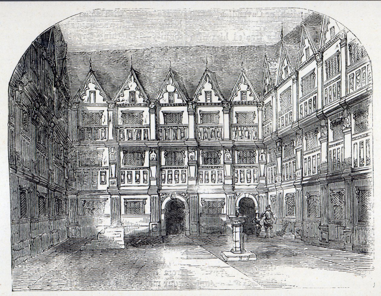 Sir Thomas Greshamin talo Bishopsgate Streetillä, Lontoossa. tekijältä English School