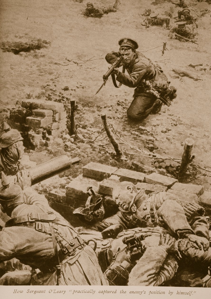 Kuinka kersantti O Leary käytännössä valtasi vihollisen aseman itse, 1914-19 tekijältä English School