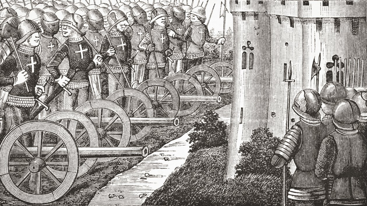 Kuinka kreivi de Foix otti Guiennen vahvat asemat, 1878. tekijältä English School