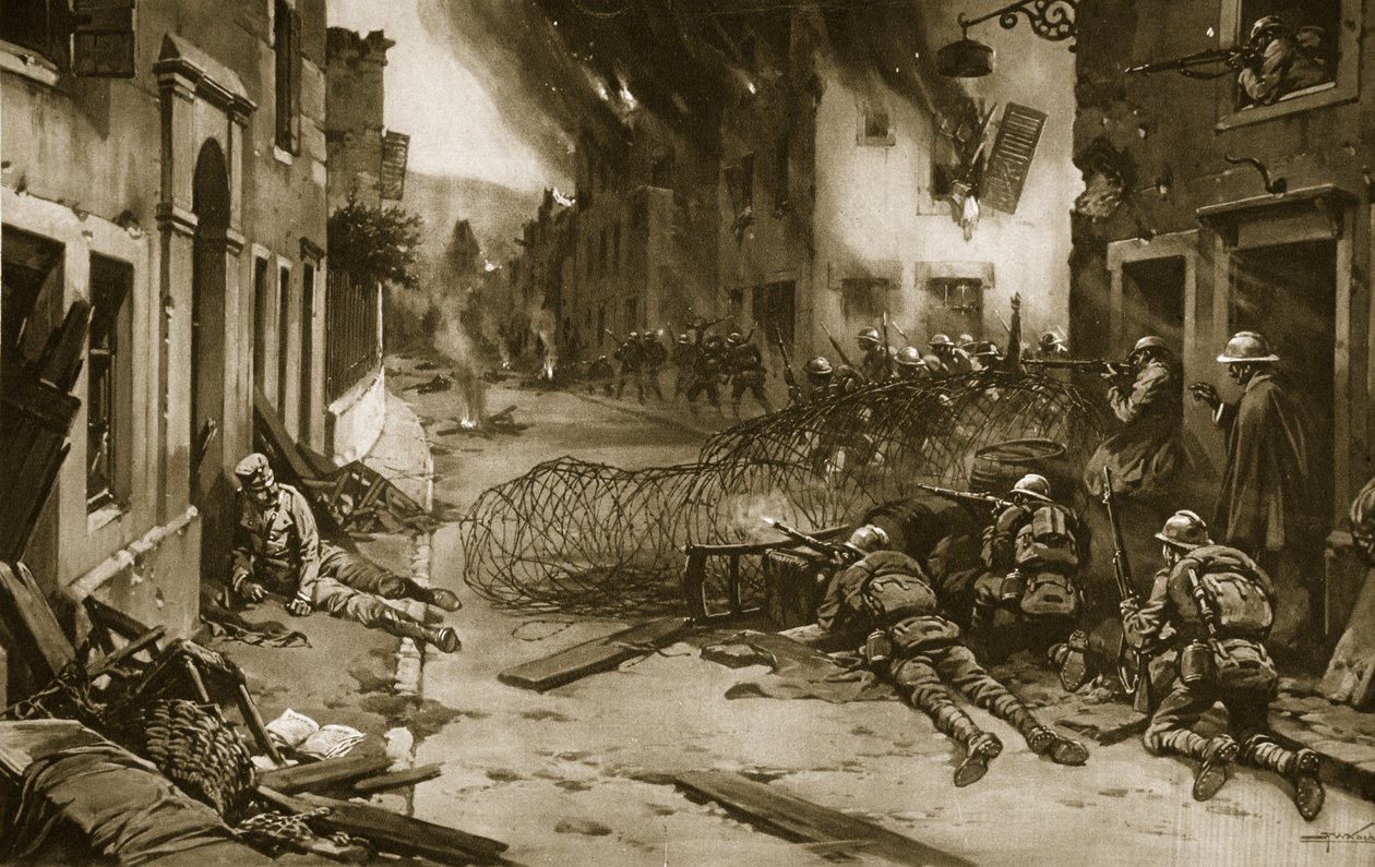 Kuinka italialaiset ajoivat itävaltalaiset pois palavasta Asiagosta kesäkuussa 1916 ja pysyivät työntövoimansa Venetsian tasangoilla 1914-1919 tekijältä English School