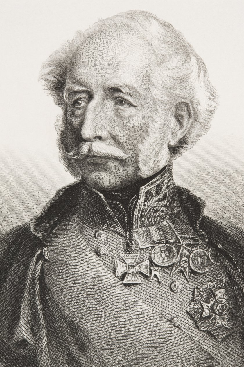 Hugh Gough, "Gallery of Historical Portraits" -julkaisusta, julkaistu noin 1880 tekijältä English School