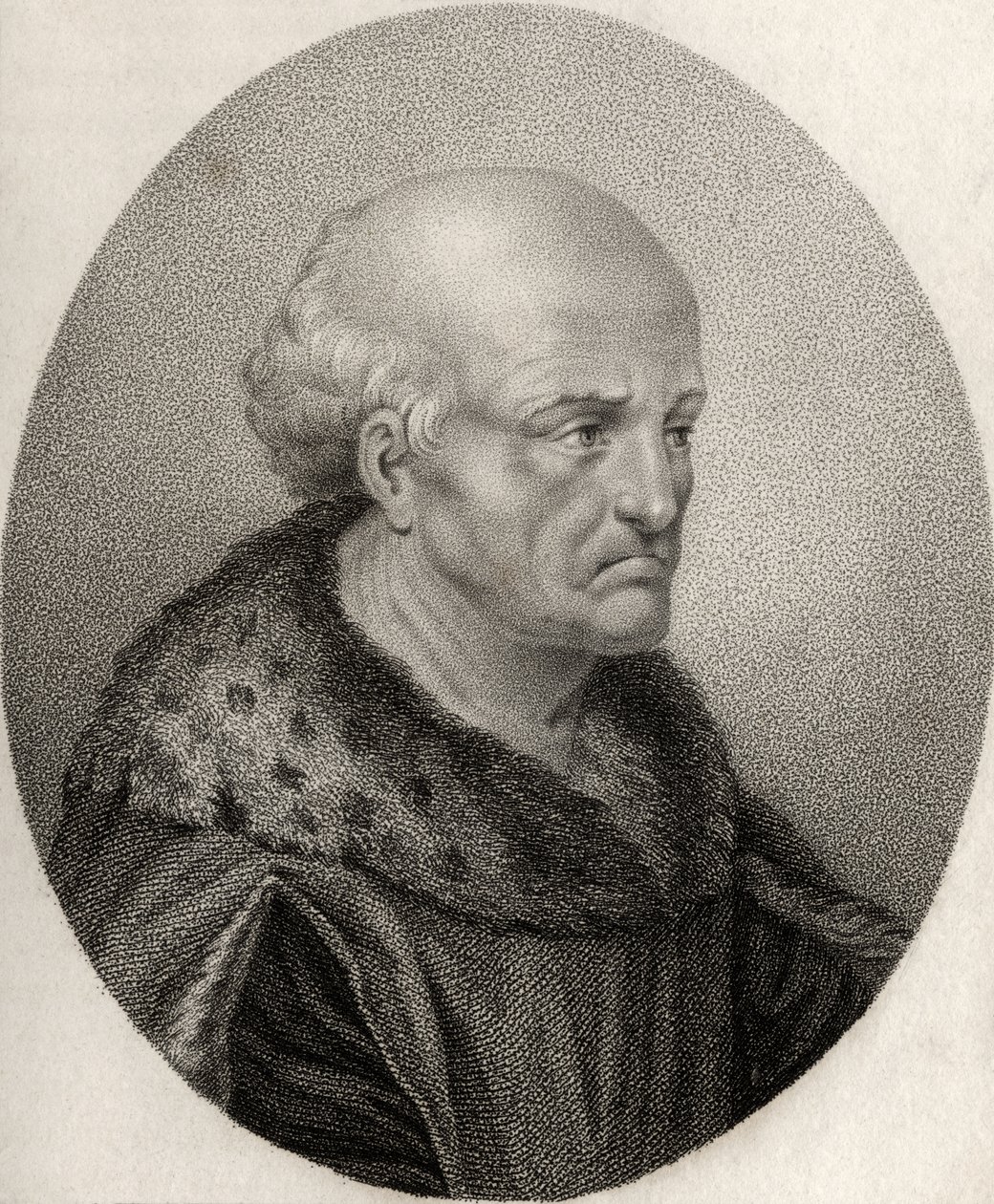 Humphrey, Gloucesterin herttua, kaivertanut Gerimia, kirjasta "A Catalog of the Royal and Noble Authors", julkaistu 1806 tekijältä English School
