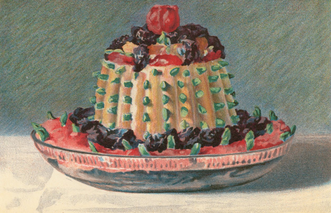 Imperial Tipsy Cake (värilitografia) tekijältä English School