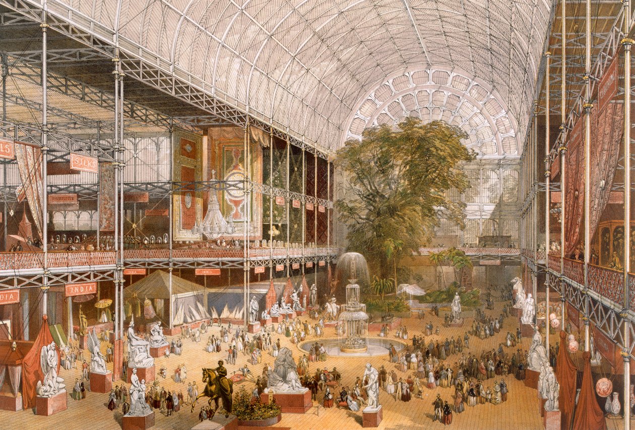Vuoden 1862 kansainvälisen näyttelyn sisustus tekijältä English School