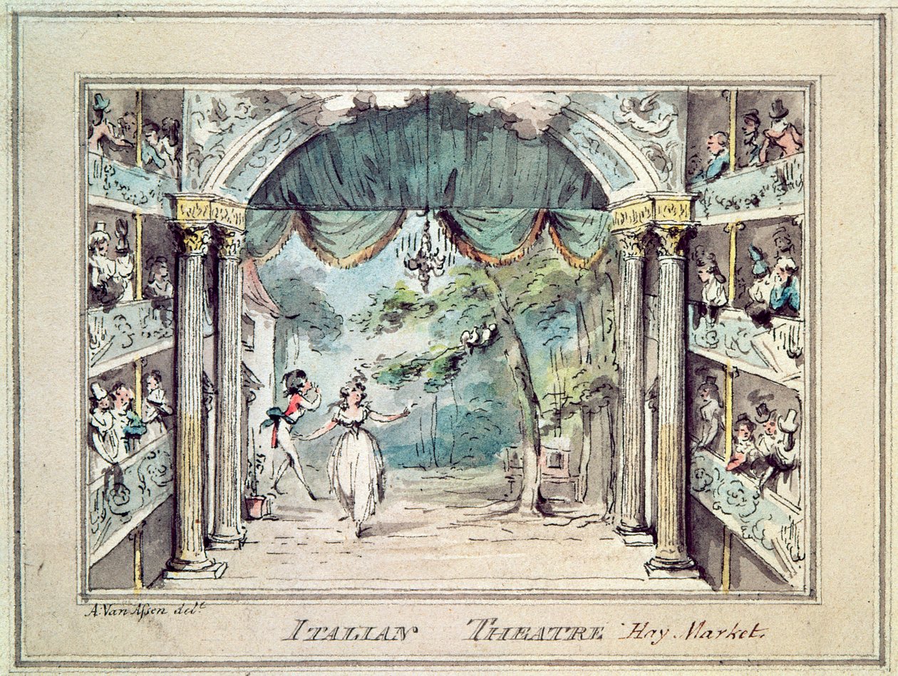 Italialainen teatteri, Haymarket tekijältä English School