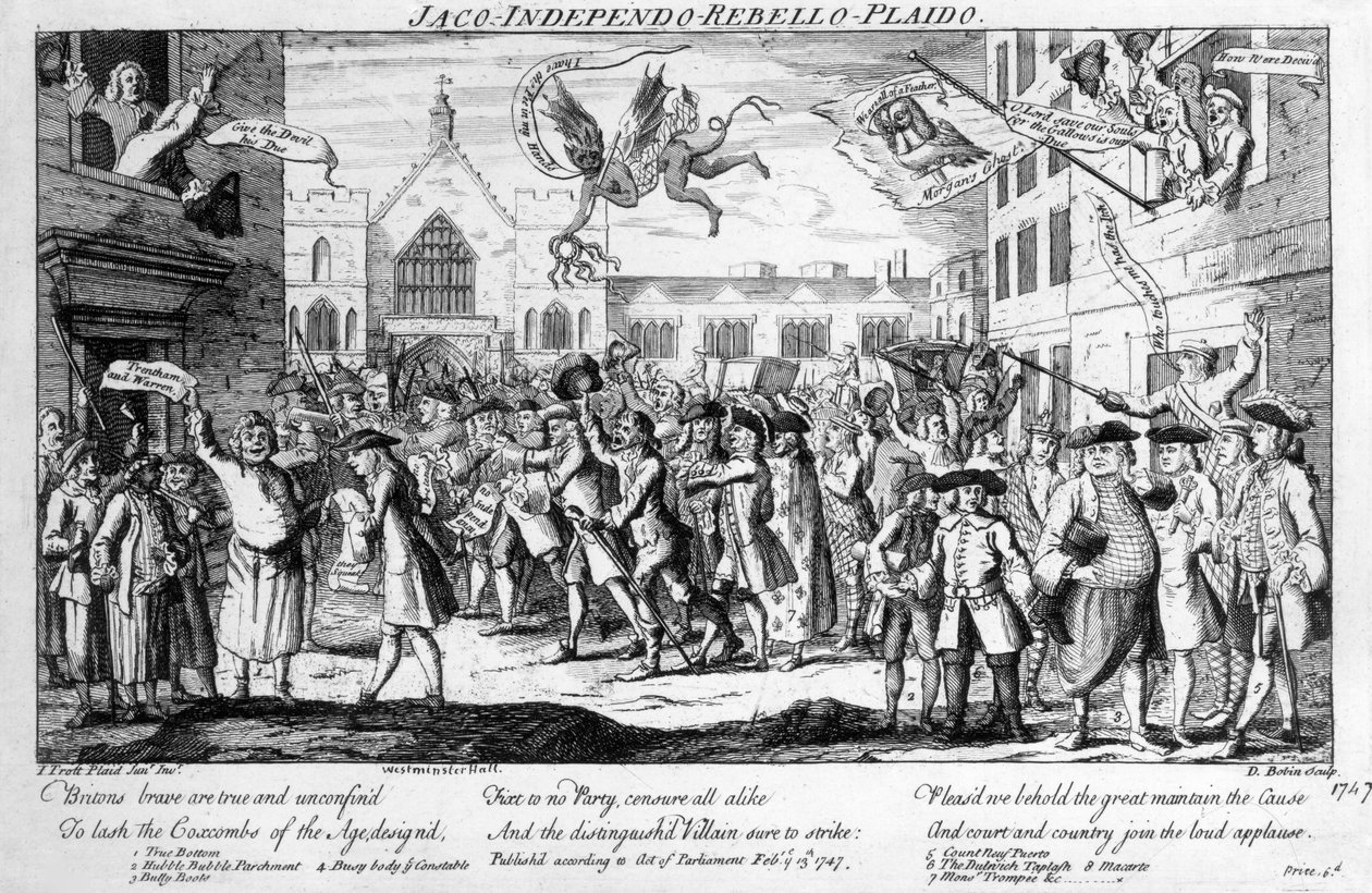 Jaco-Independo-Rebello-Plaido, Henry Fieldingin mukaan, 1747 tekijältä English School