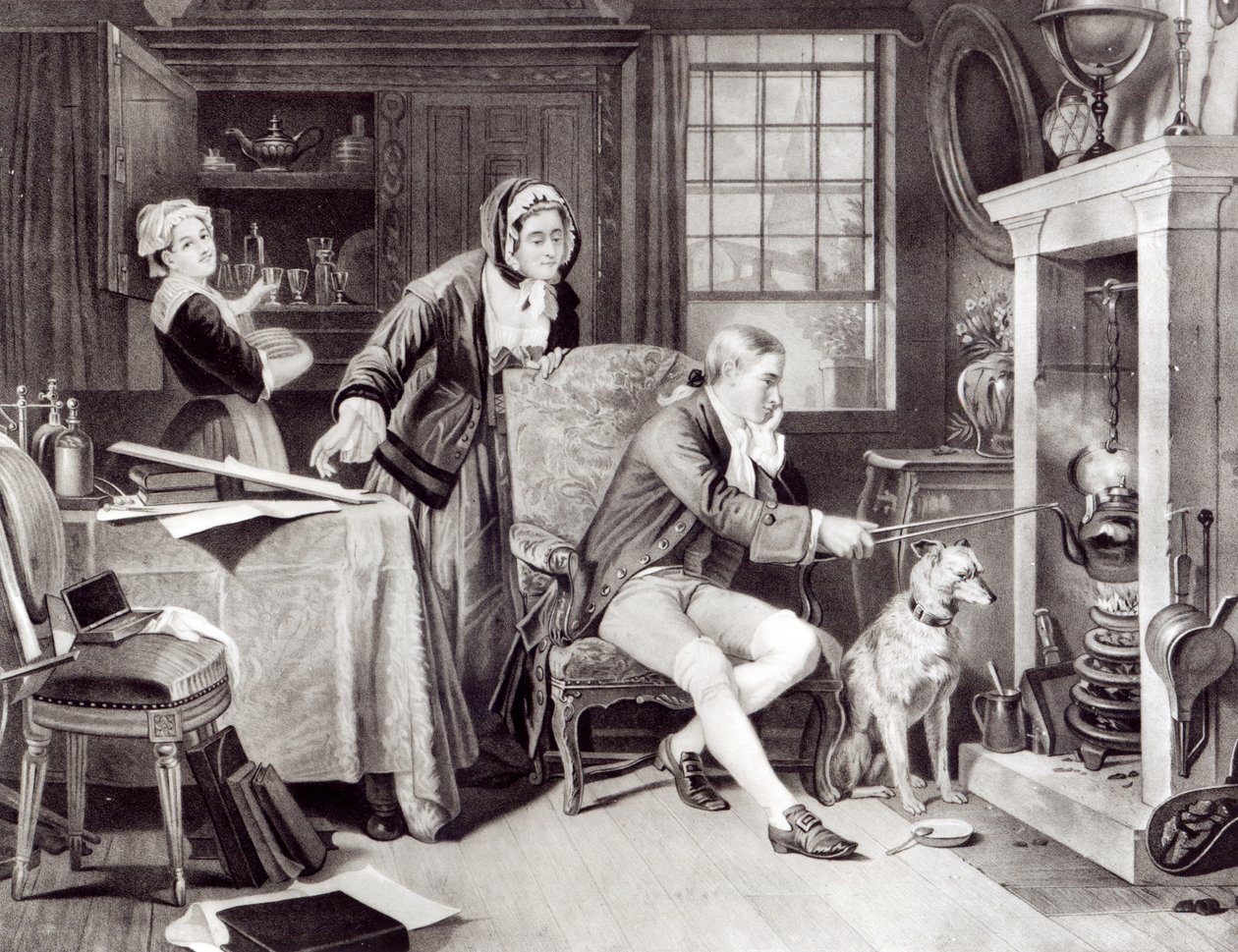 James Watt (1736-1819) leikkii Steamin kanssa tekijältä English School