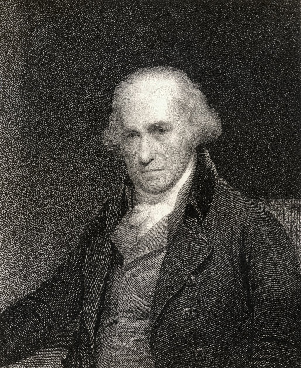 James Watt (1736-1819) Gallery of Portraitsista, julkaistu vuonna 1833 tekijältä English School