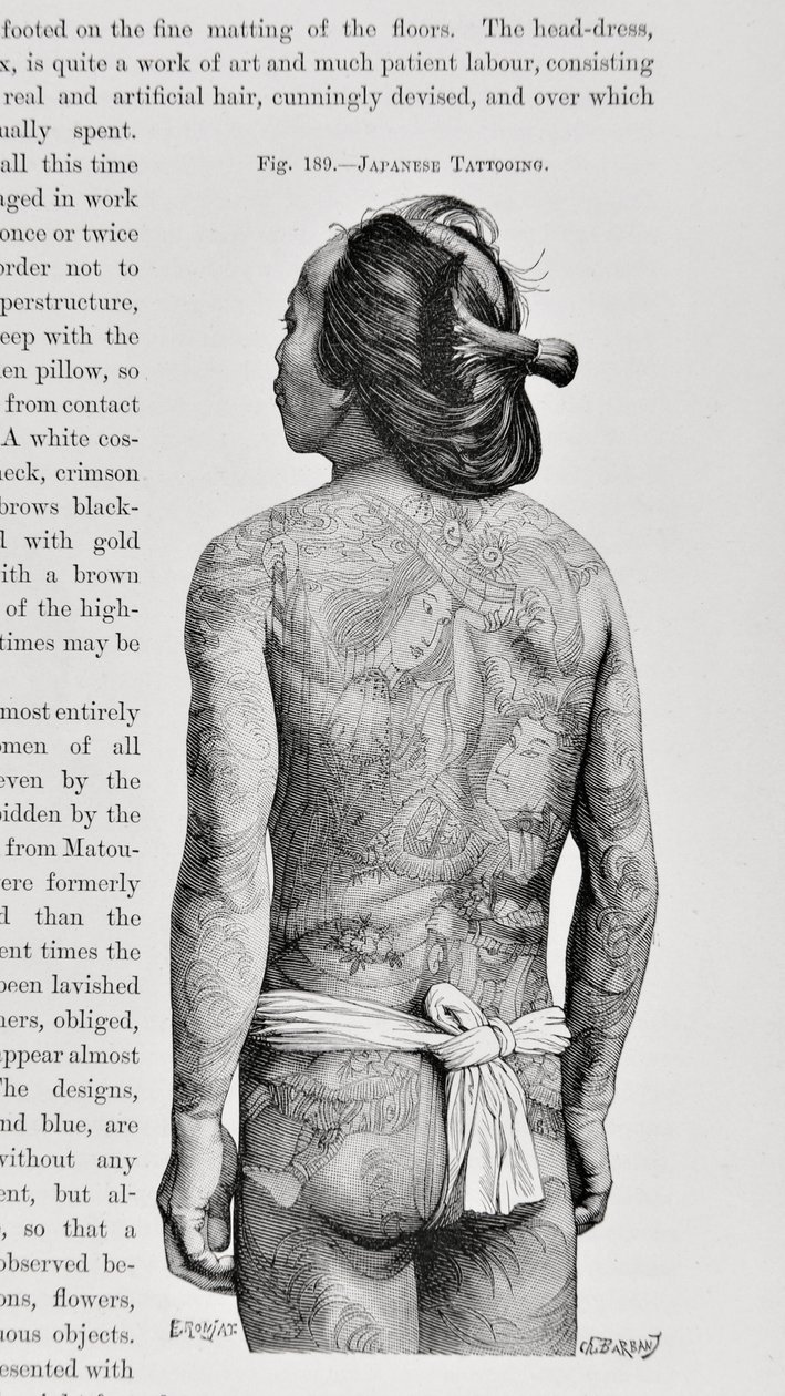 Japanilainen tatuoitu mies tekijältä English School