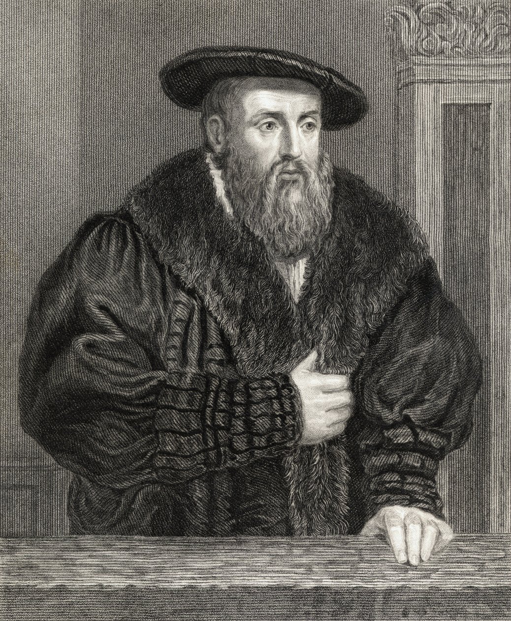 Johannes Kepler (1571-1630) Galleria of Portraitsista, julkaistu vuonna 1833 tekijältä English School