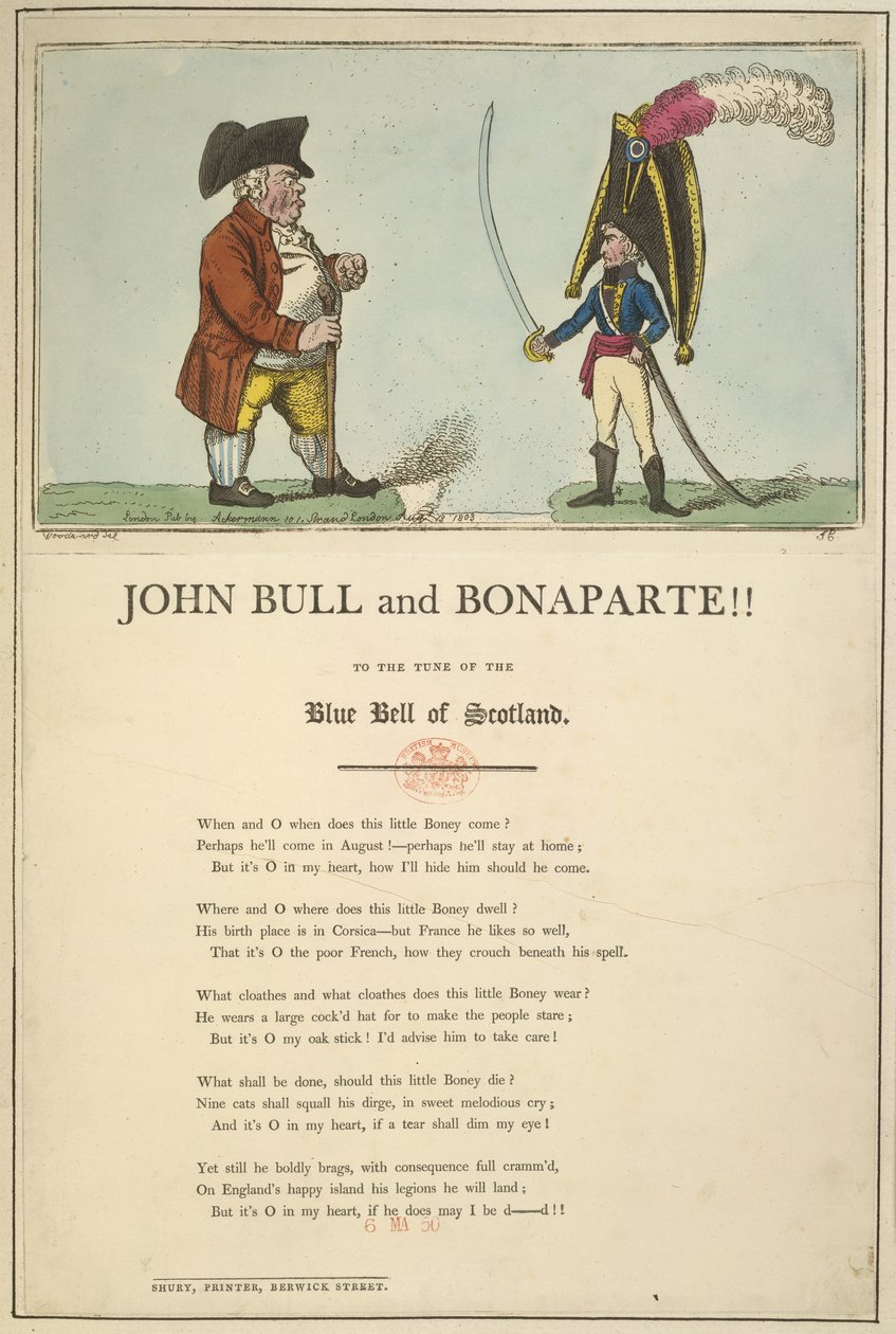 John Bull ja Bonaparte tekijältä English School