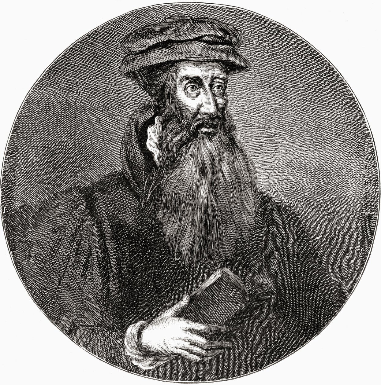 John Knox, Samuel G. Greenin teoksesta "Scottish Pictures Drawn with Pen and Pencil", julkaistu vuonna 1886 (litho) tekijältä English School