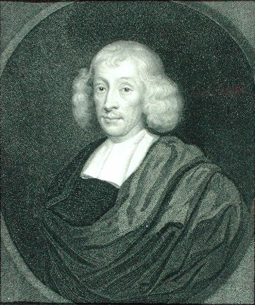 John Ray (1627-1705) "Gallery of Portraits" -julkaisusta, julkaistu vuonna 1833 (kaiverrus) tekijältä English School
