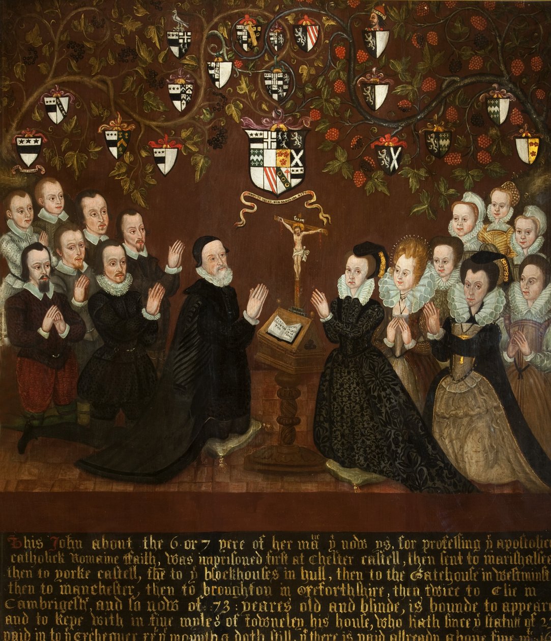 John ja Mary Towneley perheineen, 1601 tekijältä English School