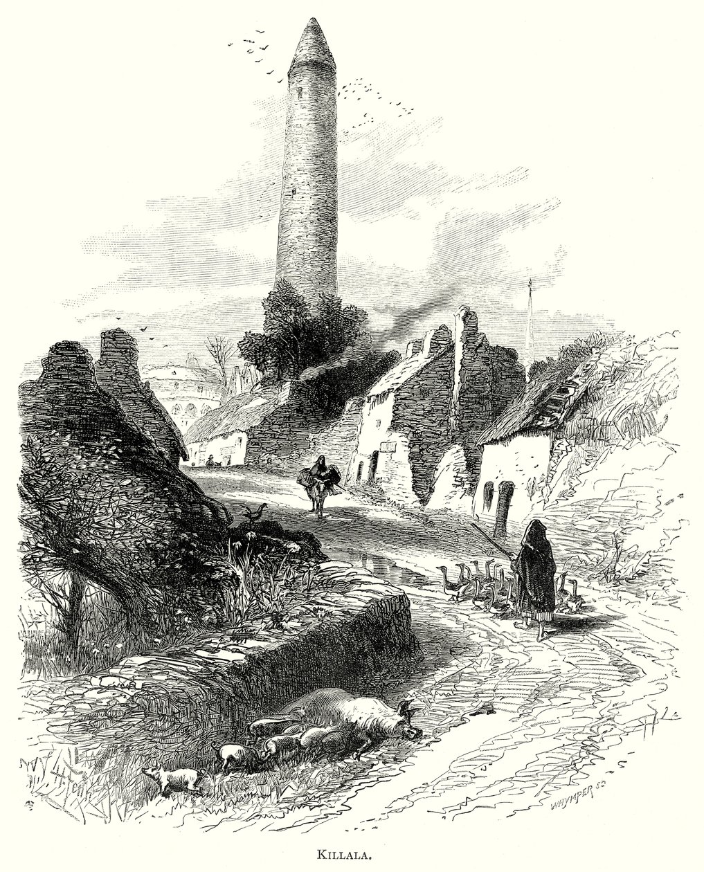 Killala (engraving) tekijältä English School
