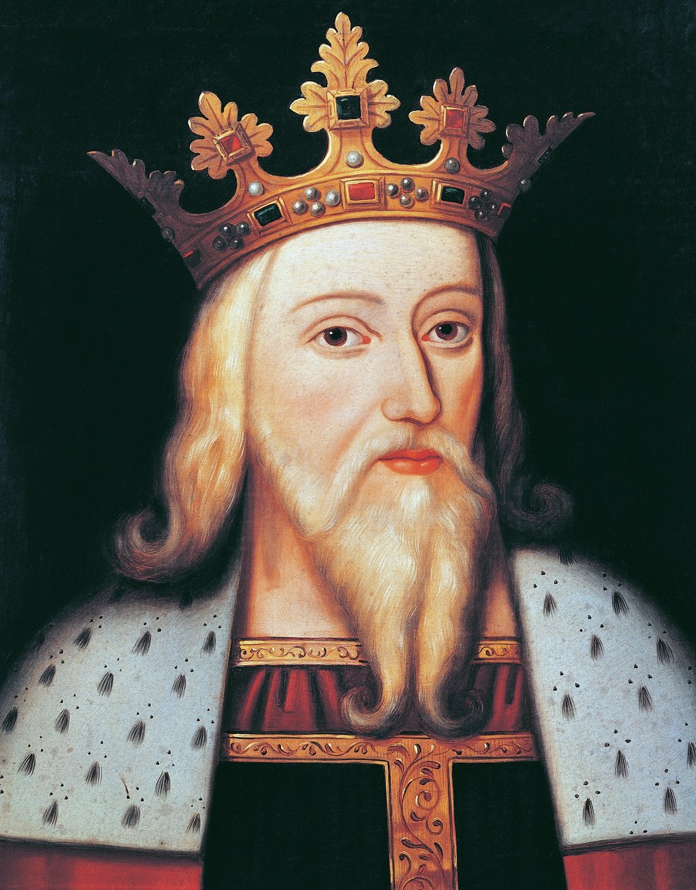 Kuningas Edward III (öljy paneelille) tekijältä English School