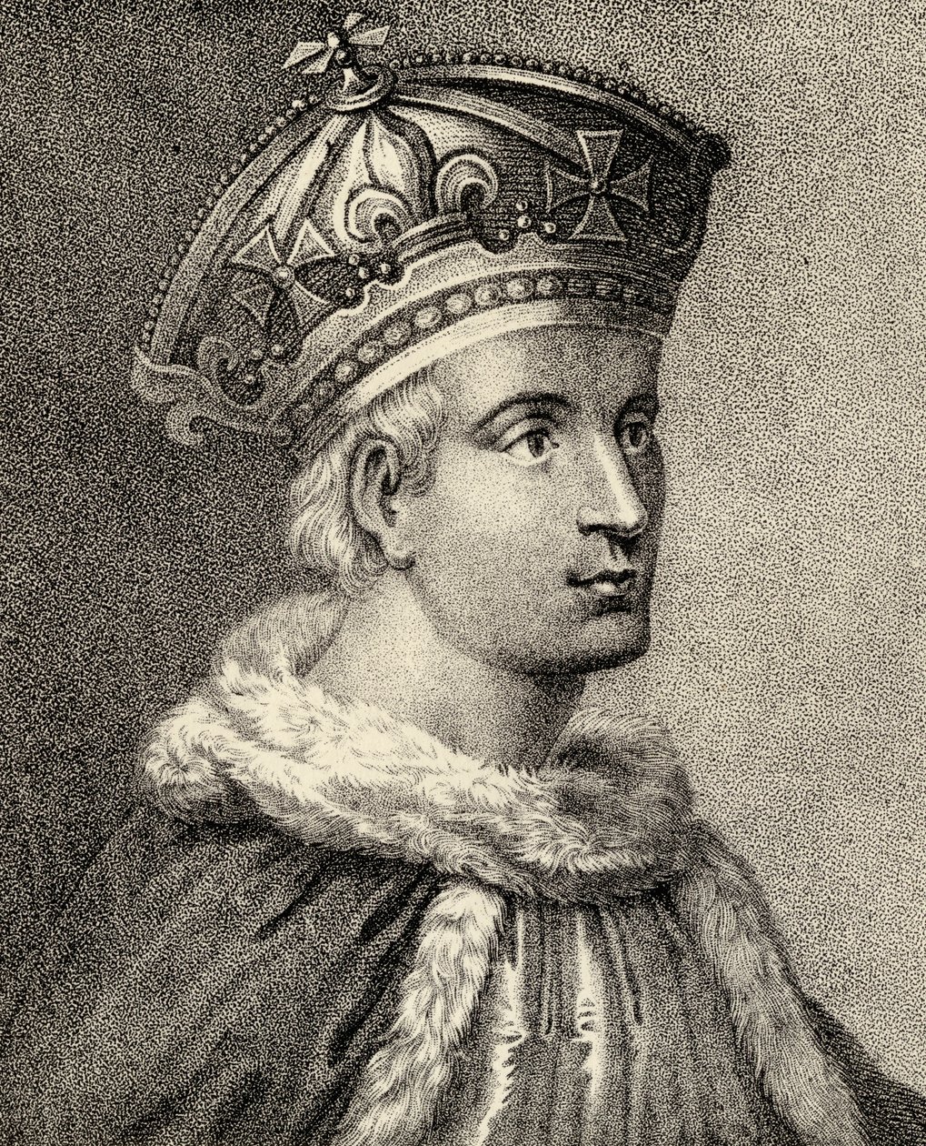 Englannin kuningas Henrik VI, piirros Sir Edward Creasyn julkaisusta "Memoirs of Eminent Etonians", julkaistu Lontoossa 1876 tekijältä English School
