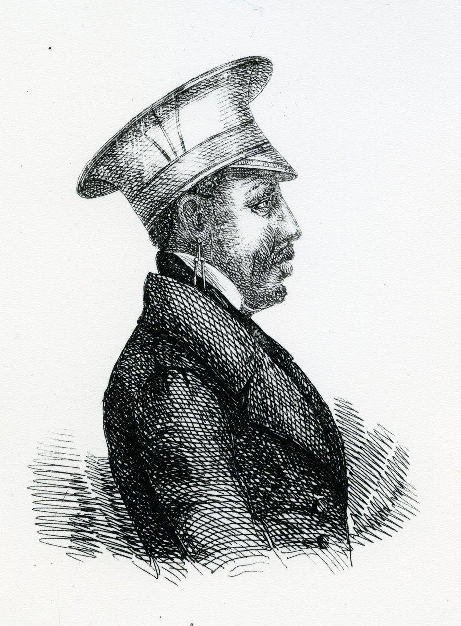 King Moshoeshoe I (n. 1786-1870) (kaiverrus) tekijältä English School