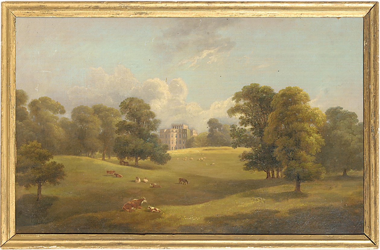 Kings Weston hirvipuistosta, 1800-luvun alku tekijältä English School