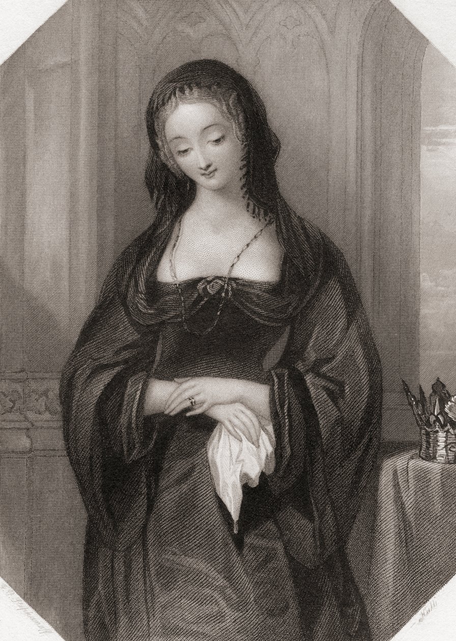 Lady Grey. Naispäähenkilö Shakespearen näytelmästä Kuningas Henrik VI. tekijältä English School