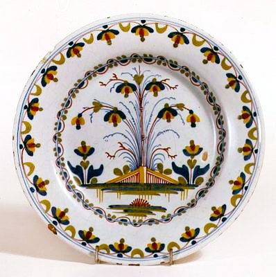 Lambeth Delftware levy, n. 1770 (keraaminen) tekijältä English School