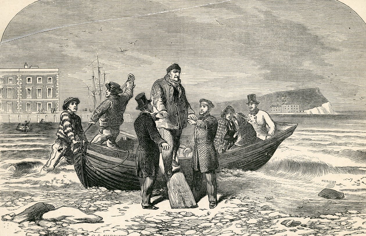 Louis Philippen maihinnousu Englannissa 1800-luvulla tekijältä English School