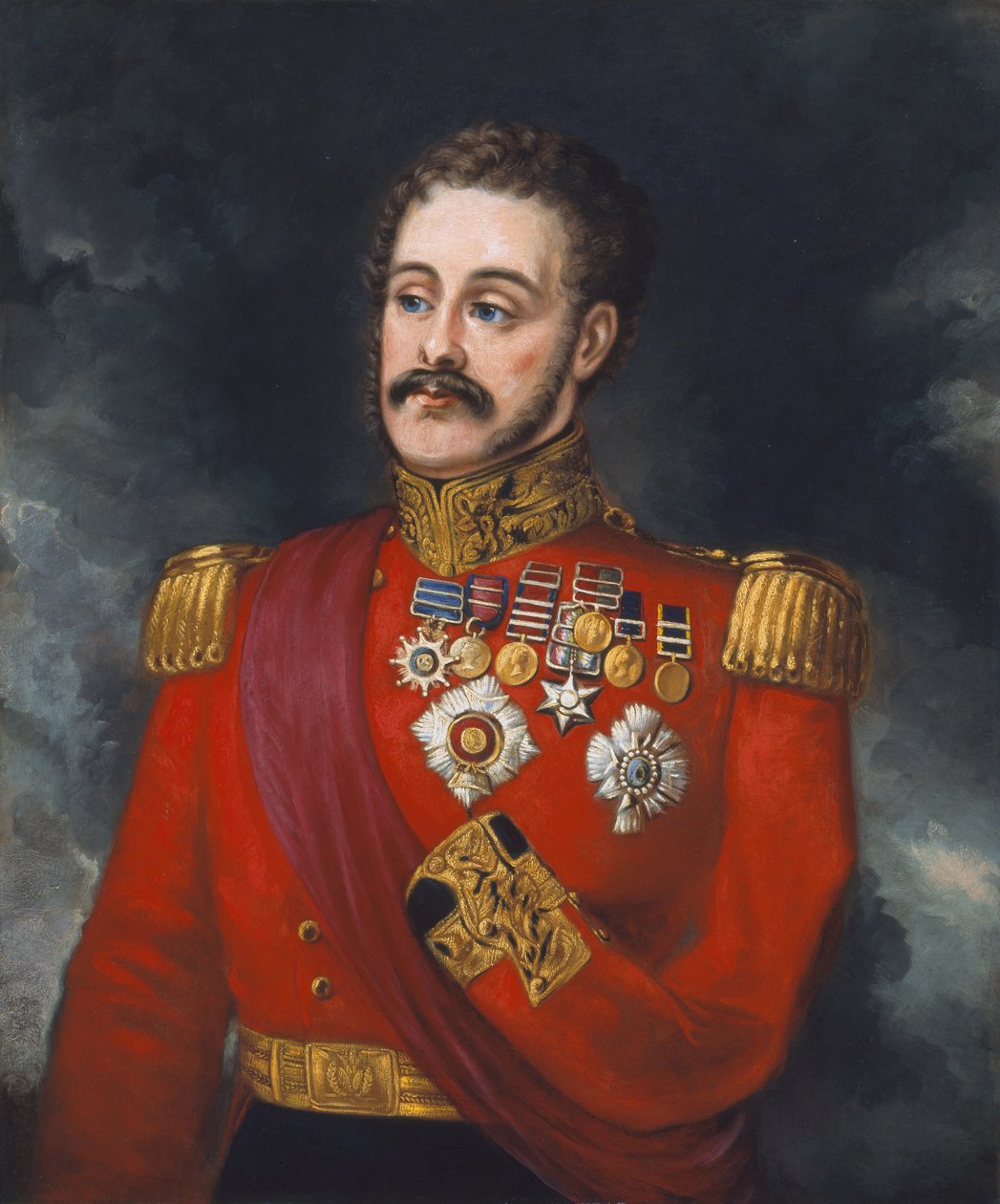 Kenraaliluutnantti Sir Joseph Thackwell GCB KH (1781-1859) n. 1850 tekijältä English School